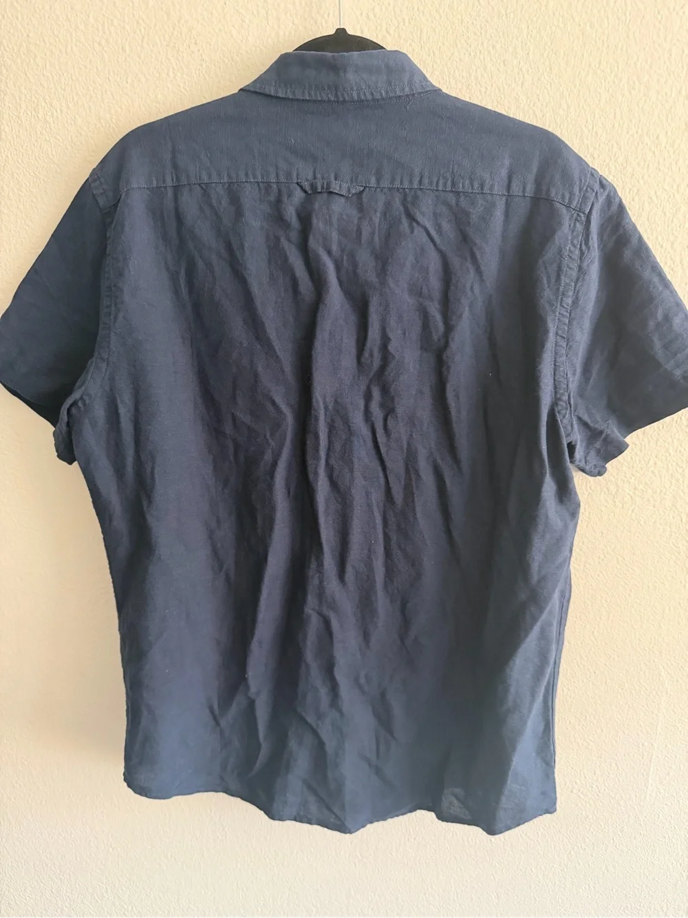 Banana Republic Men's Slim Fit 100% Linen Short-Sleeve Button-Down Shirt - NWT L